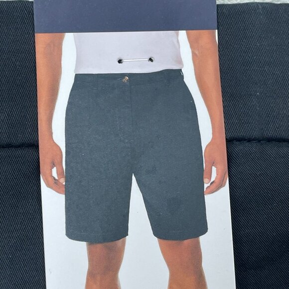 Gap Mens Flat Front Shorts Size 34 Black Classic Fit NWT a1476 - Picture 3 of 5